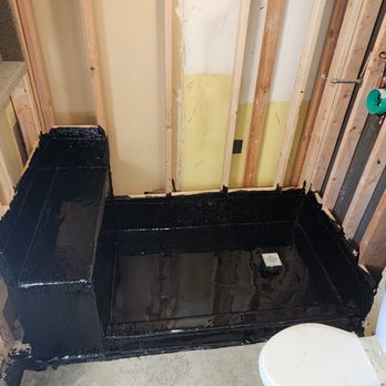 Alfonso's Shower Pan's - 3x5 shower with Bench . - Waterproofing Near Me - San Diego, California Alfonso's Shower Pan's - 3x5 shower with Bench . - Waterproofing Near Me - San Diego, California