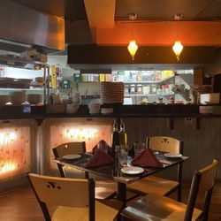 Mama Silvia’s Italian Kitchen - A view of the kitchen from our table