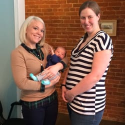 Livewell Chiropractic & Wellness - Dr. Angie Frank with newborn patient.