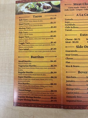 Menu photo 2 El Patron Vacaville, CA Menu photo 2 El Patron Vacaville, CA