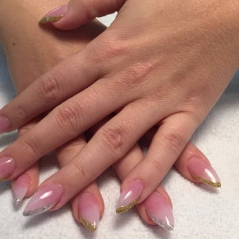 Pink & Fabulous Nail Spa - holiday nails, new full-set set by Lisa !! #lovethem - Nail Salons Near Me - Jacksonville, Florida