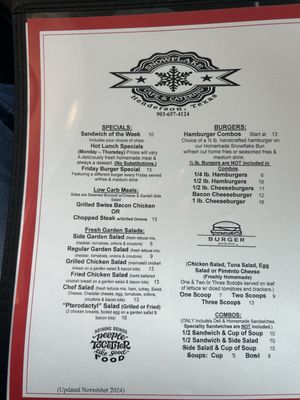 Menu photo 1 Snowflake Bakery & Deli Henderson, TX Menu photo 1 Snowflake Bakery & Deli Henderson, TX