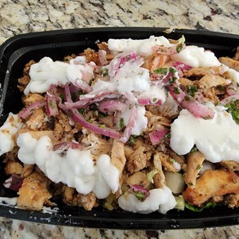 Hummus Express - Chicken shwarma hummus bowl - Falafel Near Me - Bakersfield, California