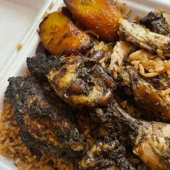 Ovations Caribbean Grill - Jerk Chicken and rice with Plantains - Caribbean Near Me - Lawrenceville, Georgia Ovations Caribbean Grill - Jerk Chicken and rice with Plantains - Caribbean Near Me - Lawrenceville, Georgia