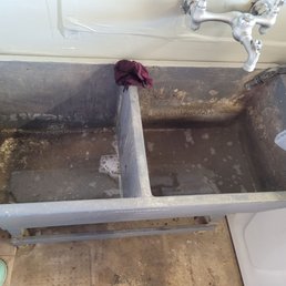 Two washtubs would not drain..clogged