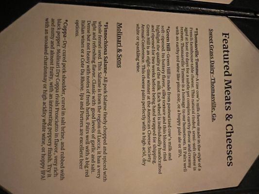 Menu photo 4 Key Circle Commons Mountain Brook, AL