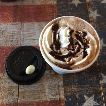 The Loft Bakeshop & Cafe - Dark chocolate mocha. Tastes just as good as it looks - Coffee & Tea Near Me - Everett, Washington