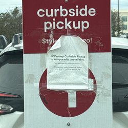 JCPenney - Curbside pick up not available.