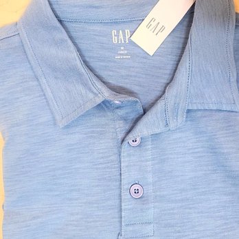 Gap Factory - Lt blue polo with blk horizontal stripe gap workshirt gift Monday December 20 2021 - Men's Clothing Near Me - Bluffton, South Carolina Gap Factory - Lt blue polo with blk horizontal stripe gap workshirt gift Monday December 20 2021 - Men's Clothing Near Me - Bluffton, South Carolina