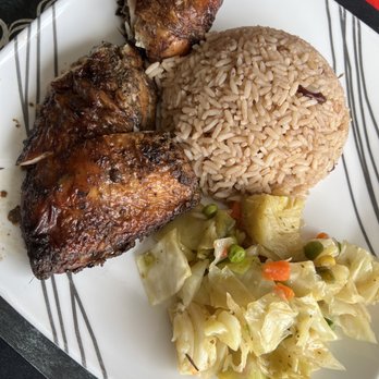Jamaican Jerk Stop - Jerk Chicken Plate - Caribbean Near Me - McAllen, Texas Jamaican Jerk Stop - Jerk Chicken Plate - Caribbean Near Me - McAllen, Texas