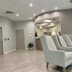 MS & Neuromuscular Center of Excellence - Check in desk, next to waiting area