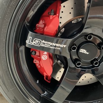 Alpha AutoSports - Painted calipers , wheels cleaned and balanced , black wheel weights are not noticeable and ceramic coated. - Powder Coating Near Me - Glendale, California Alpha AutoSports - Painted calipers , wheels cleaned and balanced , black wheel weights are not noticeable and ceramic coated. - Powder Coating Near Me - Glendale, California