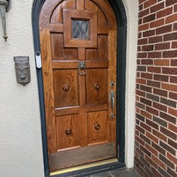 Anything To Do With Doors - art piece front door restored from ruin