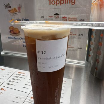 Cruncheese x CoCo Tea Bar - Passion fruit black tea - Hot Dogs Near Me - Azusa, California