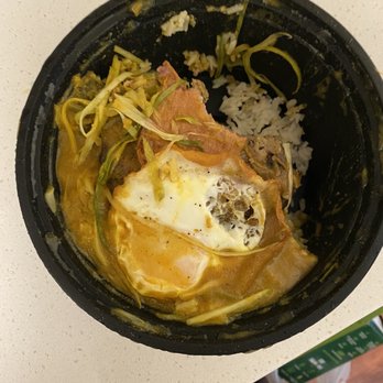 Balo Kitchen - 1/2 eaten Curry Loco Moco - Comfort Food Near Me - Annandale, Virginia