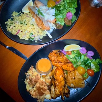 Madison - Half Chicken and the Salmon Skewers - Italian Near Me - San Diego, California Madison - Half Chicken and the Salmon Skewers - Italian Near Me - San Diego, California
