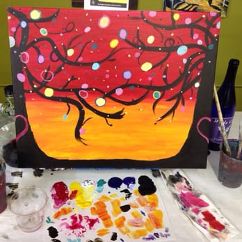 Artevino Studio - Out of the box and some blueberry wine - Art Classes Near Me - Hoboken, New Jersey