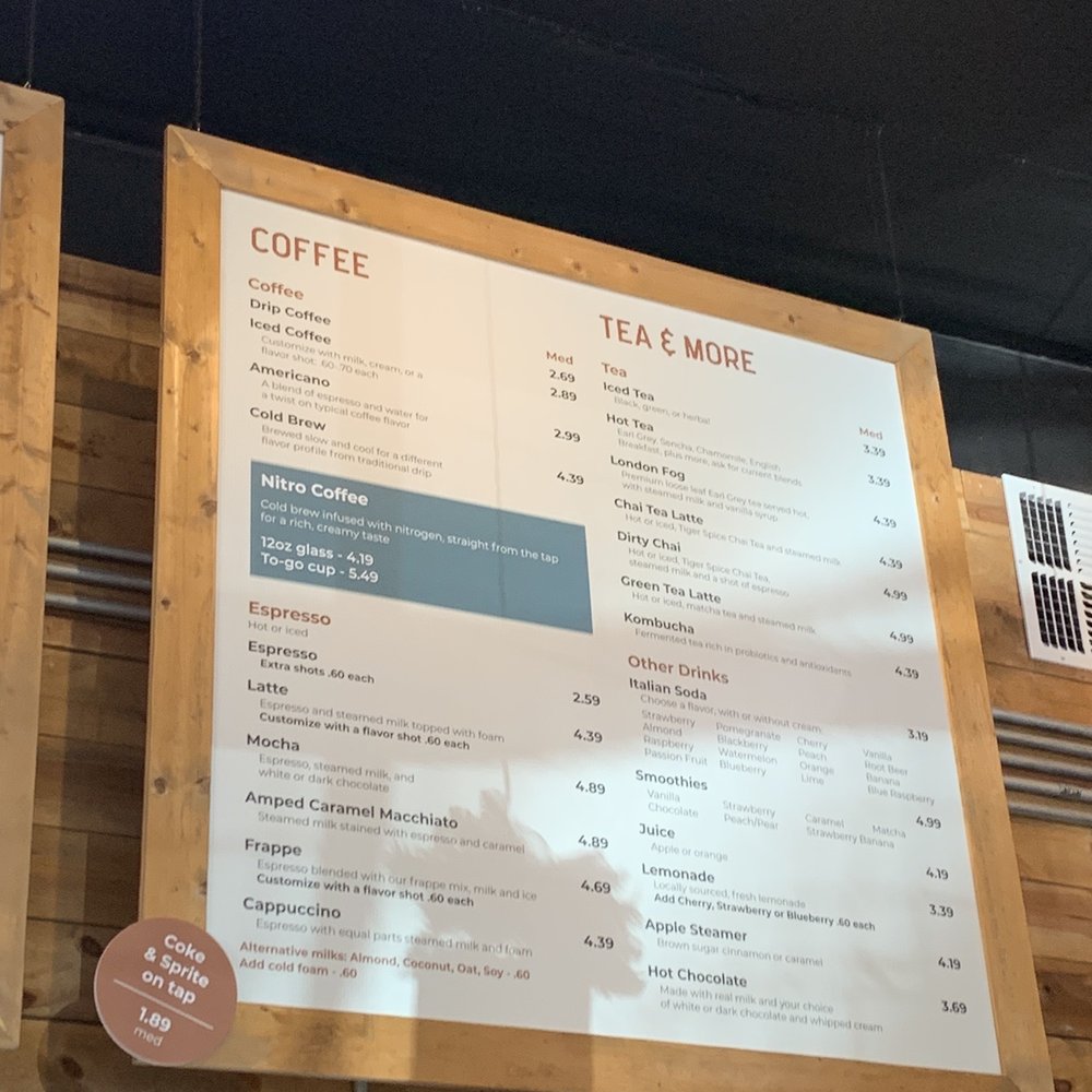 Amped Coffee Company - Drink menu - Coffee & Tea Near Me - Phoenix, Arizona