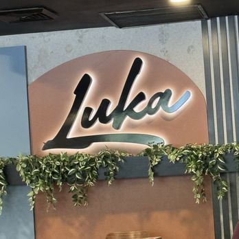Luka Restaurant - Sign inside the business - Latin American Near Me - Plantation, Florida