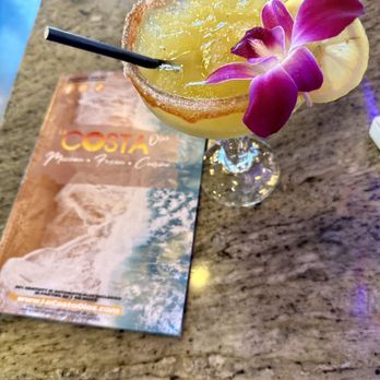 La Costa Olas - Passion fruit margarita - Latin American Near Me - Fort Lauderdale, Florida