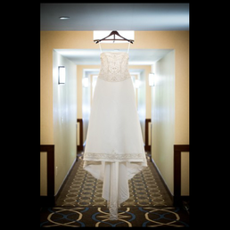 Full view of the dress. Photo by ABM Wedding Photography.