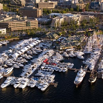 Emerald Pacific Yachts - Aerial View of the Seattle Boats afloat show in Chandler's Cove! - Boating Near Me - Seattle, Washington Emerald Pacific Yachts - Aerial View of the Seattle Boats afloat show in Chandler's Cove! - Boating Near Me - Seattle, Washington