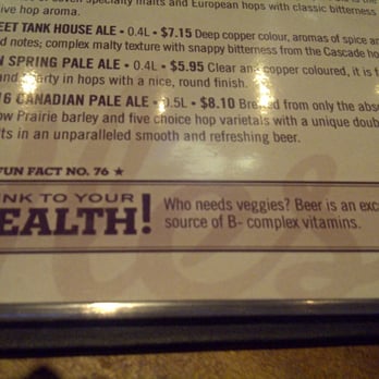 CRAFT - I'd say still eat your veggies. - Canadian (New) Near Me - Calgary, Alberta
