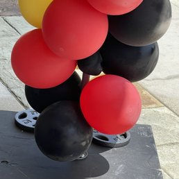 More deflated balloons.