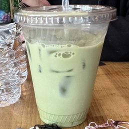 matcha latte iced matcha latte iced