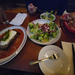 Lasagna, chopped salad, hot Italian sandwich Lasagna, chopped salad, hot Italian sandwich
