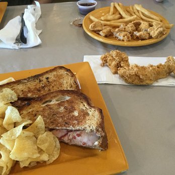 Harbor View Cafe - Turkey sandwich with cream cheese and cranberries. Kids chicken tender plate. - Cafes Near Me - Long Beach, Mississippi Harbor View Cafe - Turkey sandwich with cream cheese and cranberries. Kids chicken tender plate. - Cafes Near Me - Long Beach, Mississippi