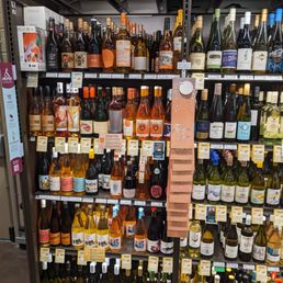 Great selection of orange wine