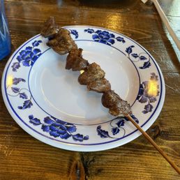 Chicken heart skewer Chicken heart skewer