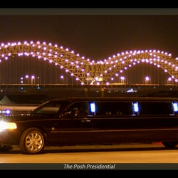 A Posh Limousine - Presidential limo 8-10 passenger.