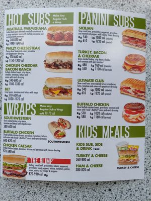 Menu photo 2 Blimpie Union, NJ