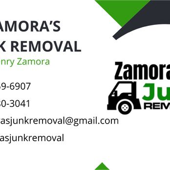 Zamora's Junk Removal - Business card - Junk Removal & Hauling Near Me Zamora's Junk Removal - Business card - Junk Removal & Hauling Near Me