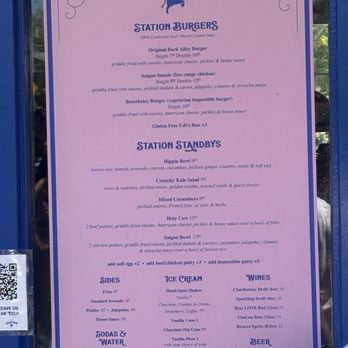 The Station - Menu - Burgers Near Me - Berkeley, California The Station - Menu - Burgers Near Me - Berkeley, California