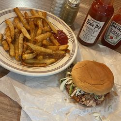 The Dixie Pig - Pig Sandwich and Housemade fries