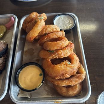 Sweet Auburn BBQ - Onion Rings (APP 10) - Barbeque Near Me - McDonough, Georgia