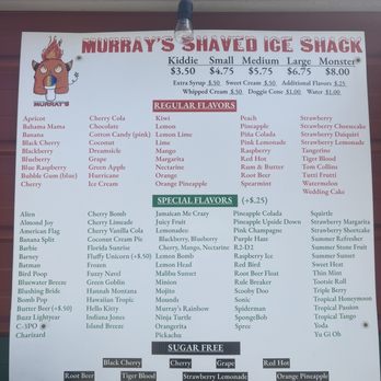 Murray's Shaved Ice - Updated -pricing July 2023 - Shaved Ice Near Me - St. Louis, Missouri