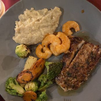 El Brujo Vallarta - Catch of the Day -- Sea Bass and Shrimp - Mexican Near Me - Puerto Vallarta, JAL