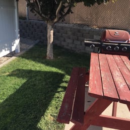 3' patch of grass.