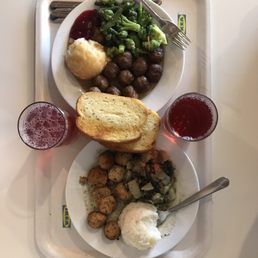 Swedish meatballs (top) & salmon balls Swedish meatballs (top) & salmon balls