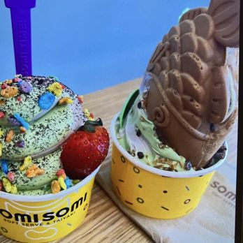 Somisomi - Ube/Matcha swirls. - Ice Cream & Frozen Yogurt Near Me - Pleasanton, California