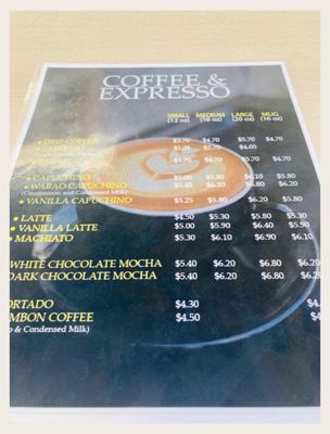 Menu photo 1 Cafe Warao Suisun City, CA