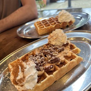 Belgium Waffle Haus - Pumpkin spice waffle - Coffee & Tea Near Me - Granada Hills, California