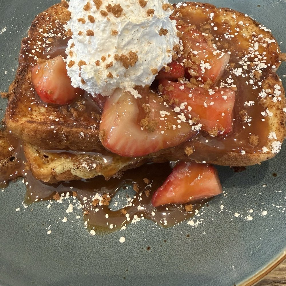 First Watch - Strawberry Tres Leche French Toast - Breakfast & Brunch Near Me - Northville, Michigan
