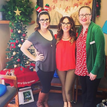 Barker Chiropractic Clinic - Samantha, Dr. Sarah, and office manager Jaimee- Christmas 2015! - Chiropractors Near Me - Santee, California Barker Chiropractic Clinic - Samantha, Dr. Sarah, and office manager Jaimee- Christmas 2015! - Chiropractors Near Me - Santee, California