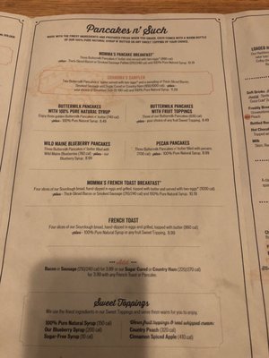 Menu photo 4 Cracker Barrel Old Country Store Glendale, AZ