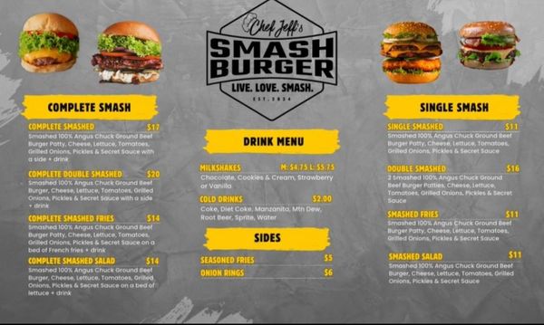 Menu photo 3 Chef Jeff’s Smash Burger Antioch, CA